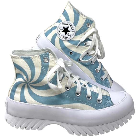 Converse Ctas Lugged 2.0 Shoes Skate Canvas Blue Candy Women Casual A10021C - Picture 1 of 10